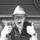 Evan in a hat bw.thumb
